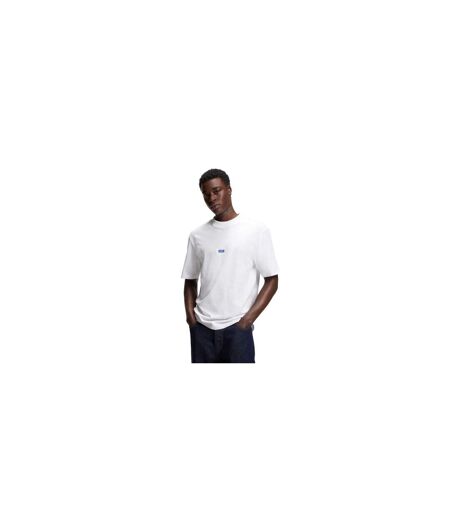 T-shirt Motif/style Logo Nieros Homme Blanc Hugo