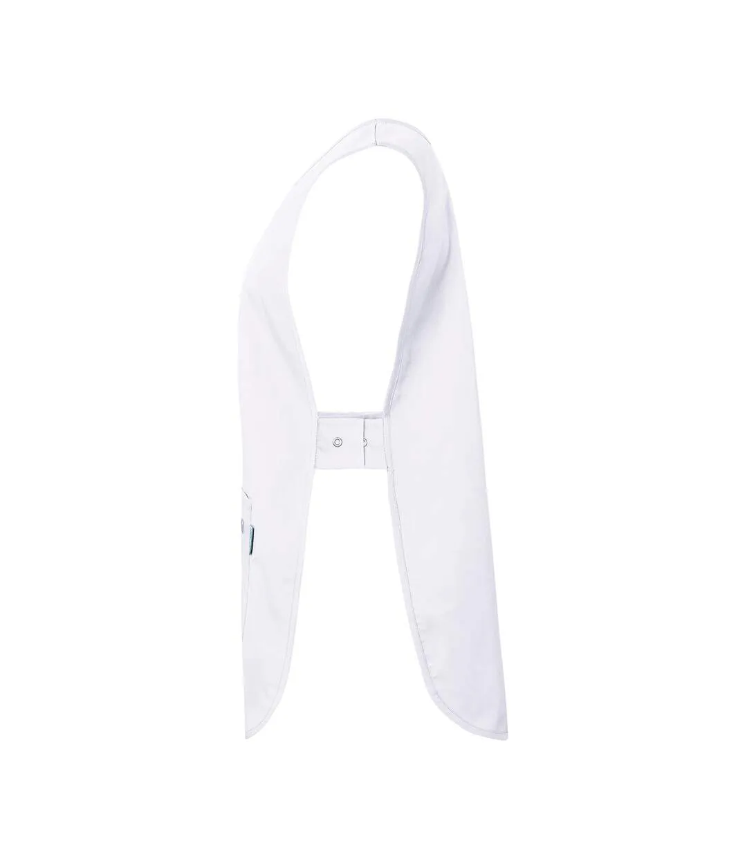 Womens/ladies Essential Pull Over Work Tunic White Karlowsky-3