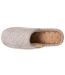 Isotoner Chaussons Mules femme velours semelle ergonomique, mousse à mémoire forme-2