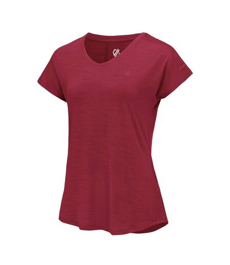 T-shirt Sport Vigilant Femme Rouge Foncé Dare 2B