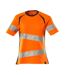 T-shirt Accelerate Safe Femme Orange Fluo Anthracite Foncé Mascot-1