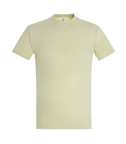 T-shirt manches courtes imperial homme beige pâle SOLS