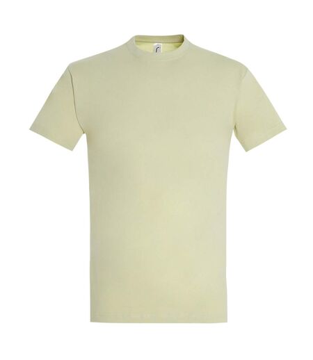 T-shirt manches courtes imperial homme beige pâle SOLS