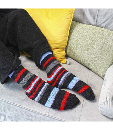 12 Pairs Mens Thick Cosy Bed Socks Non Slip Gripper Warm Winter Slipper Socks