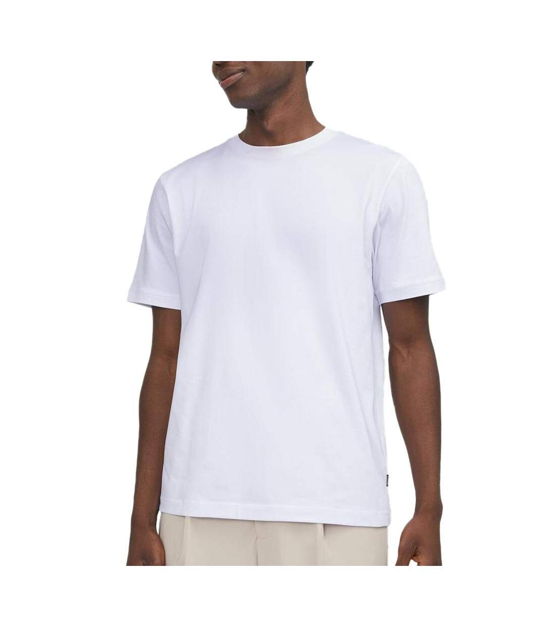 T-Shirt blanc homme jack & jones edge-1