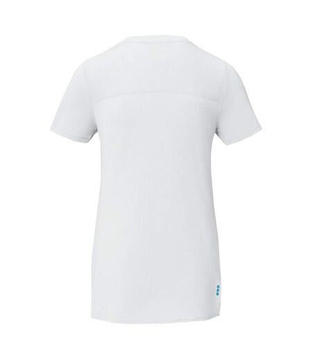 Womens/ladies borax recycled cool fit t-shirt white Elevate NXT