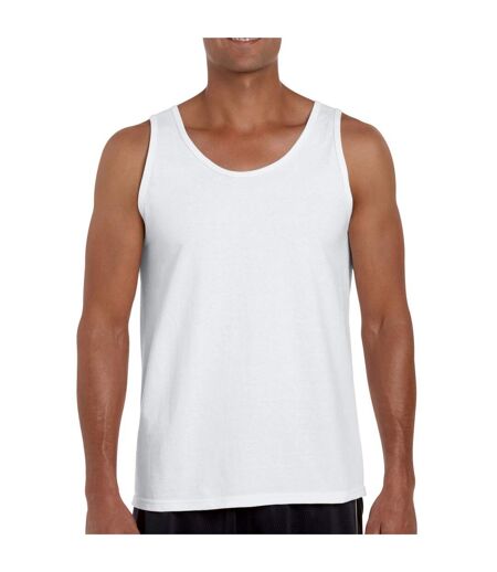 Gildan Unisex Adult Softstyle Tank Top (White) - UTPC7076