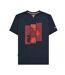 Unisex Adult Scooter T-shirt Navy Lambretta-1