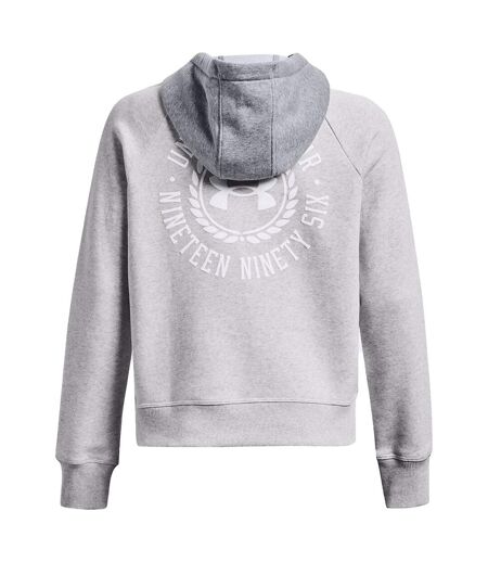 Sweat À Capuche Rival Femme Gris Under Armour