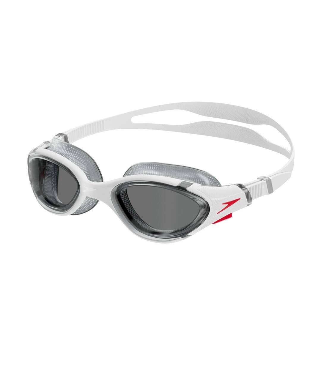 Lunettes De Natation Biofuse 2.0 Adulte Blanc Rouge Gris Clair Speedo-1