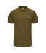 Mens Embroidered Logo Polo Shirt Khaki Slazenger-1