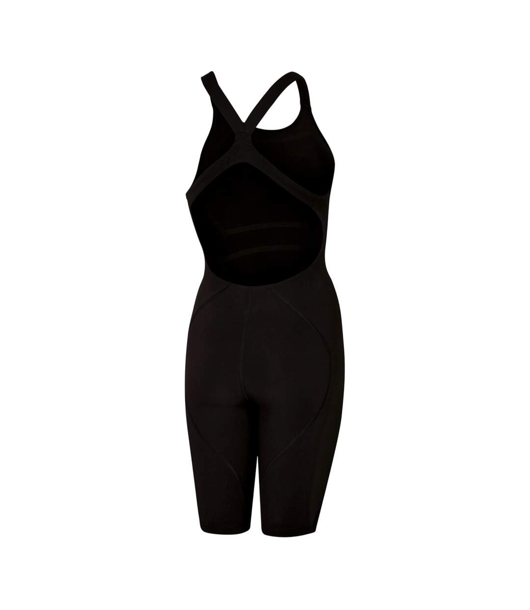 Maillot De Bain 1 Pièce Long Motif/style Logo Lzr Ignite Femme Noir Speedo-3