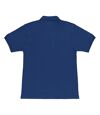 SG Mens Ring-Spun Cotton Short Sleeve Polo Shirt (Navy Blue)