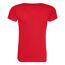 T-shirt cool femme rouge feu Awdis-2