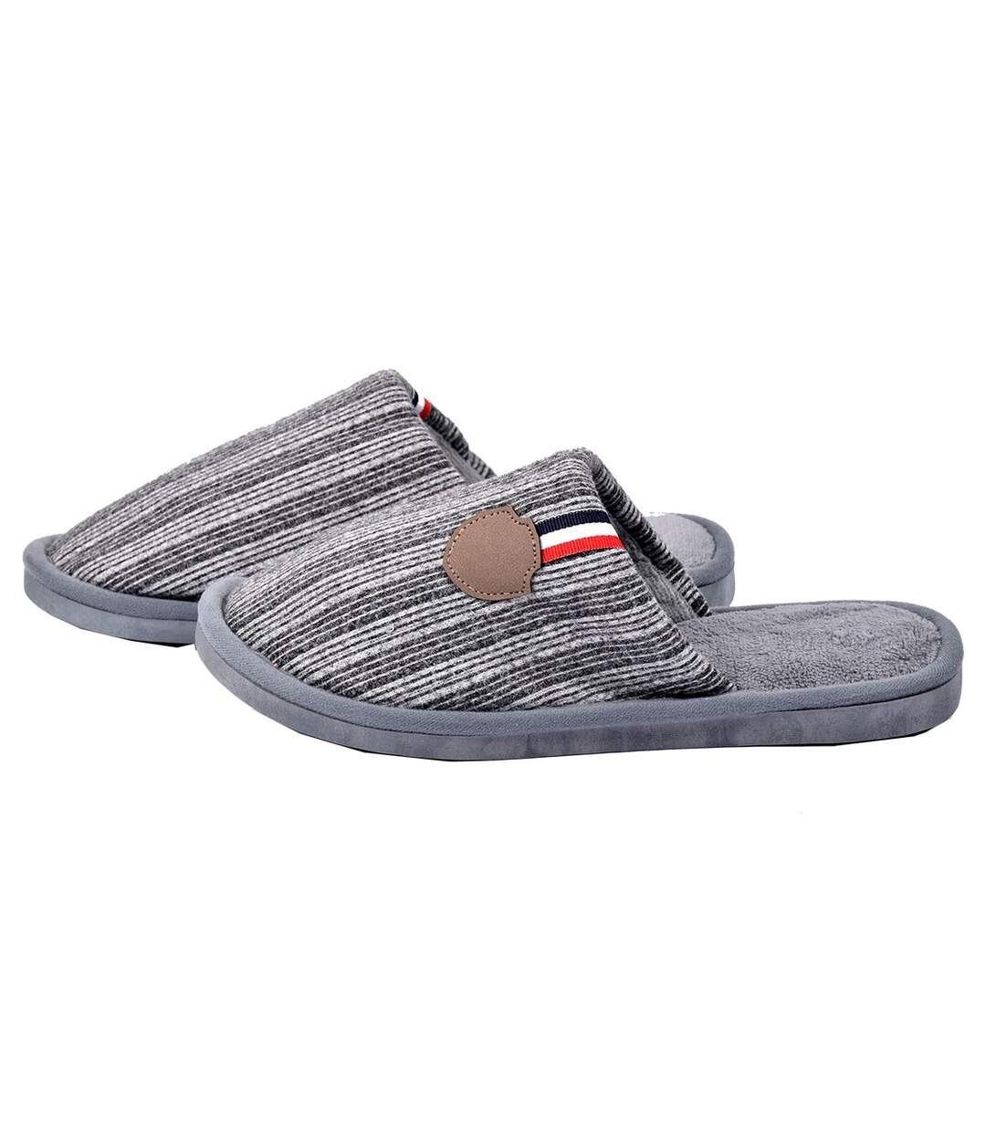 PANTOUFLE Homme PREMIUM AY609 GRIS