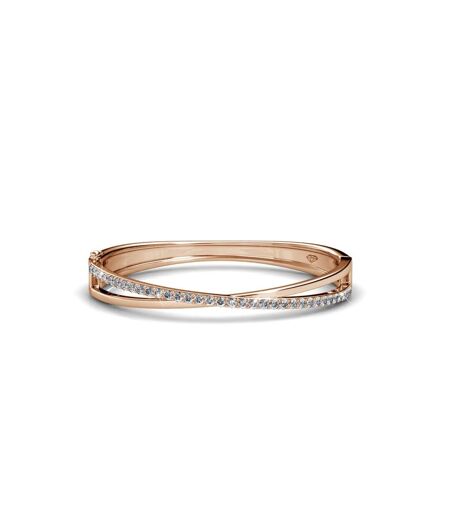 Bracelet Criss - Or Rosé et Cristal