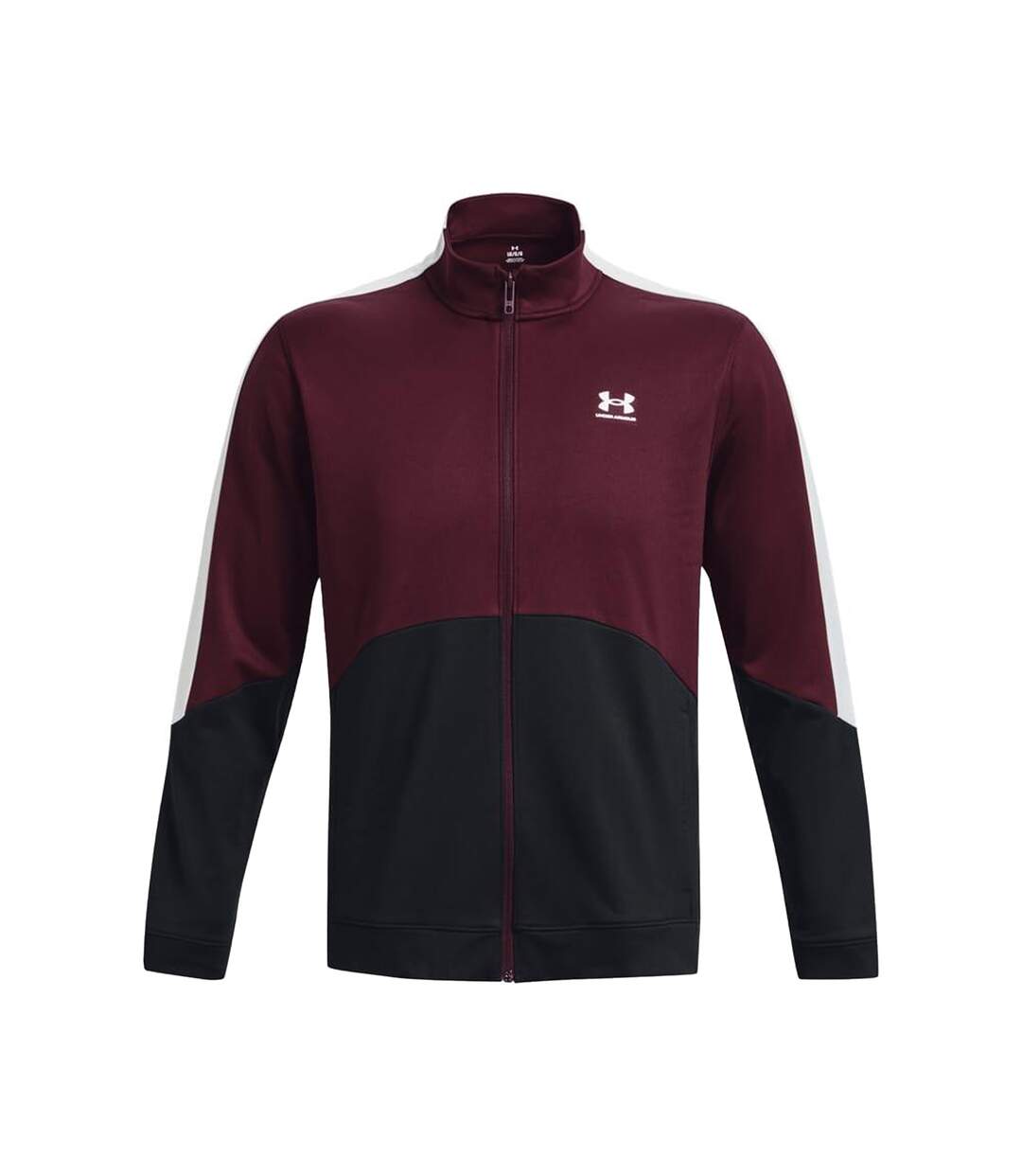 Mens Tricot Fashion Track Jacket Black Under Armour-1