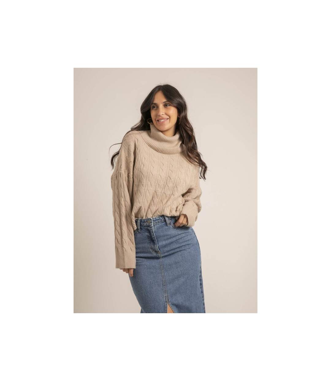 Pull col roulé KALORE - Dona X Lisa-1