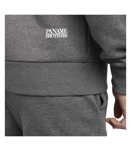 Sweat à capuche gris homme paname brothers sergio - l