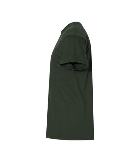 Mens Heavy Cotton T-shirt Forest Green Gildan