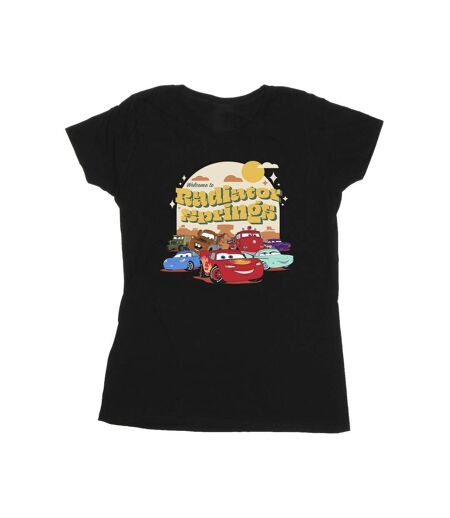Disney - T-shirt CARS RADIATOR SPRINGS GROUP - Femme (Noir) - UTBI14028