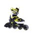 Patins À Roulettes Alignées Misty Duo Enfant 30-32 Fr Noir Jaune Tempish-1