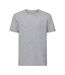 Russell Mens Authentic Pure Organic T-Shirt (Light Oxford Gray)