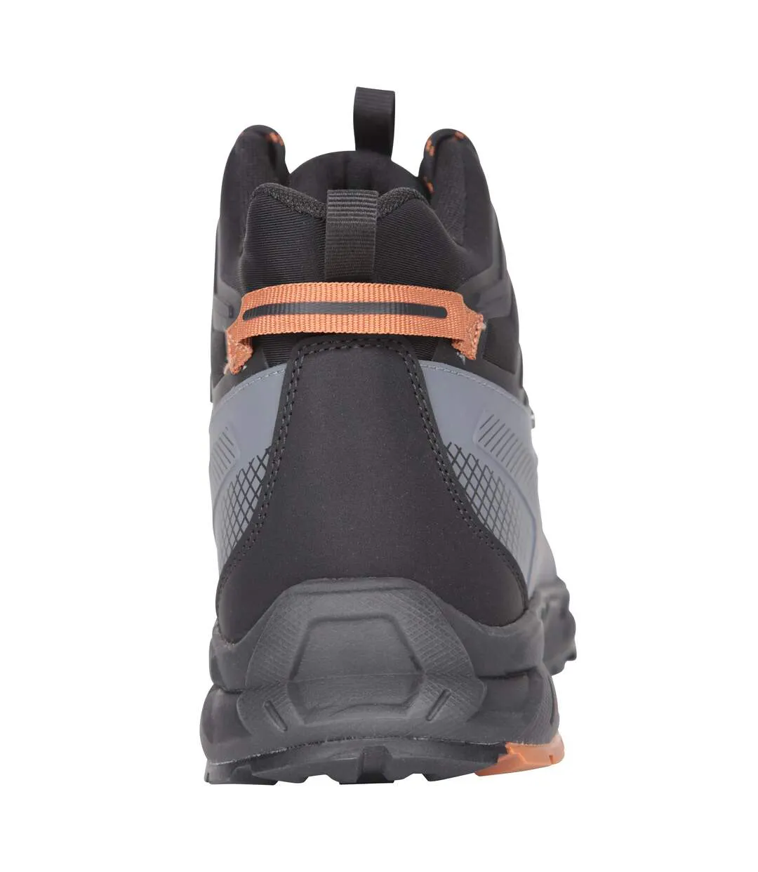 Chaussures Montantes De Marche Imperméables En Cuir Crusade Homme Noir Mountain Warehouse-2