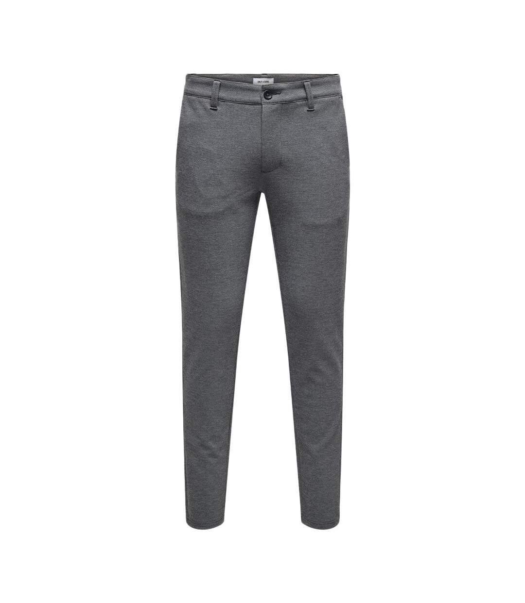 Pantalon fluide gris homme only & sons mark - w28-l32-1