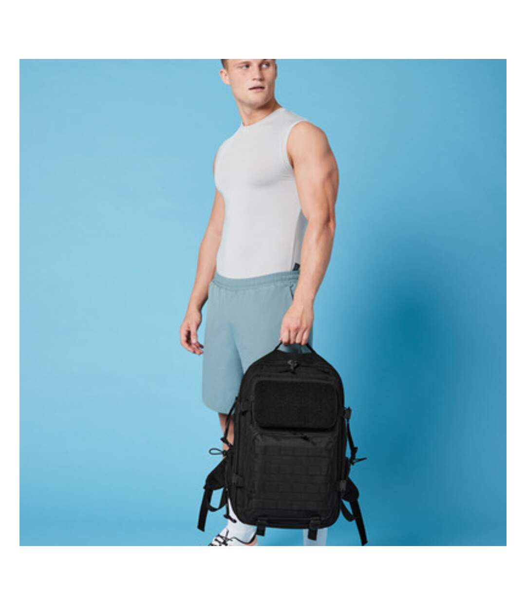 Sac À Dos Molle Tactical Taille Unique Noir Bagbase-1