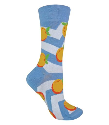 Ladies Cotton Quirky Novelty Design Fruit Socks