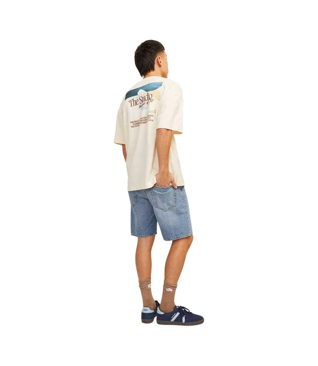 Short En Jean Homme Bleu Denim Jack And Jones-3
