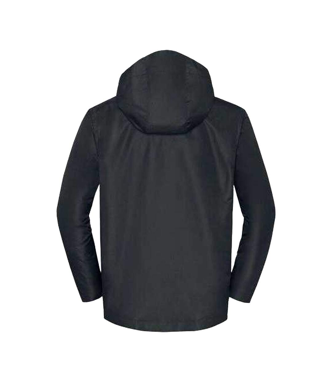 Veste Unie À Capuche Ajustable Et Amovible Essential Homme Noir Russell-2