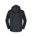 Veste Unie À Capuche Ajustable Et Amovible Essential Homme Noir Russell-2