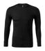 T-shirt Manches Longues Premium Merino Rise Homme Noir Malfini-1