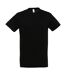 SOLS Mens Regent Short Sleeve T-Shirt (Deep Black)