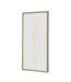 Feather framed wall art 80cm x 2cm x 40cm brown/white Hill Interiors-2