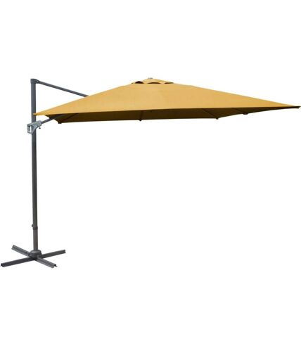 Parasol déporté en aluminium 3x3m Dom Curry