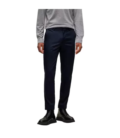 Pantalon T-kaiton Homme Bleu Foncé Boss