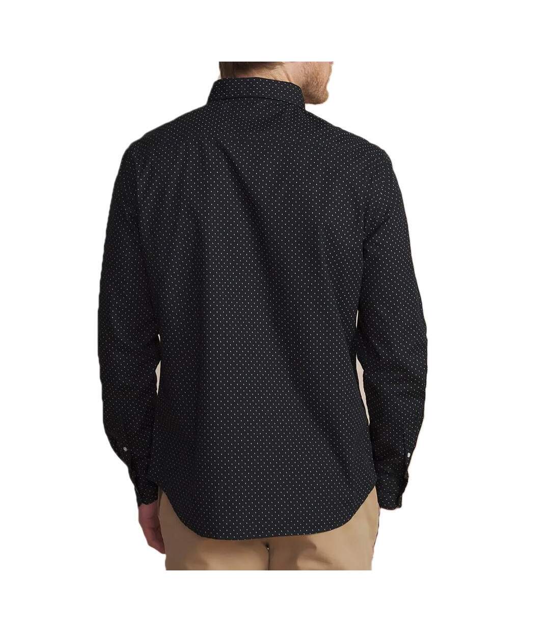 Chemise noir à pois homme tbs walidche-2