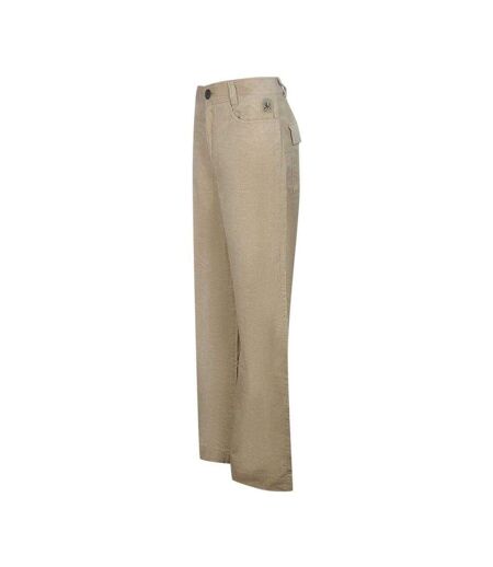 Mens Lorenza Sun Kissed Corduroy Trousers Beige Parajumpers