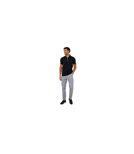 Polo Manches Courtes Homme Noir Vif Brave Soul
