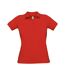 B&C Womens/Ladies Safran Pure Polo Shirt (Red) - UTRW9552