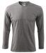 T-shirt manches longues - Homme - MF112 - gris chiné