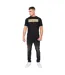 Mens Kratmoss T-shirt Black Crosshatch-1