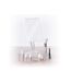 Organiseur Avec Miroir LED Selena 38cm Transparent-3
