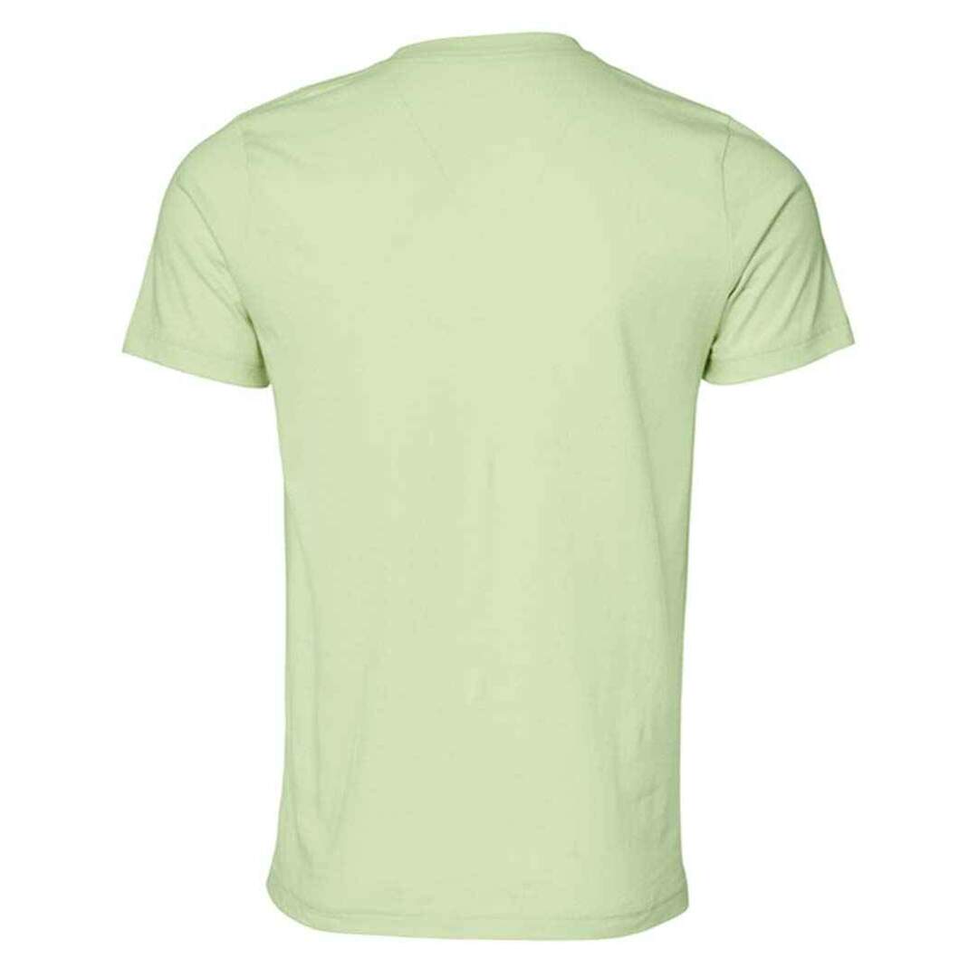 T-shirt à col rond mixte vert Bella + Canvas-2