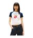 Womens/ladies Fruit Slim T-shirt Antique White Tommy Jeans-4