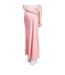 Jupe Mi-longue Femme Rose Vif Be You-2