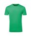 T-shirt Motif/style Texturé Homme Vert Vif TriDri-1